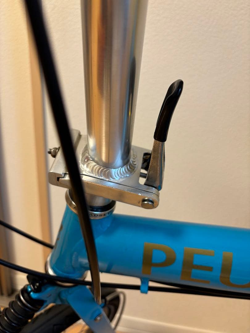 PEUGEOT 折りたたみ自転車 青
