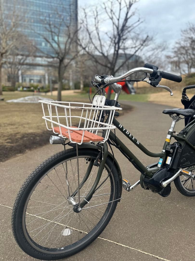 【引取り限定】カーキ★ハイディー2 チャイルドシート電動自転車