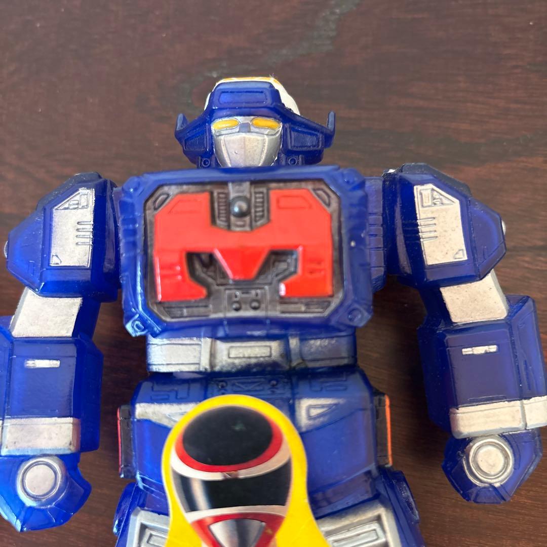 電磁戦隊メガレンジャー　 ギャラクシーメガ シャンプーボトル　ソフビ