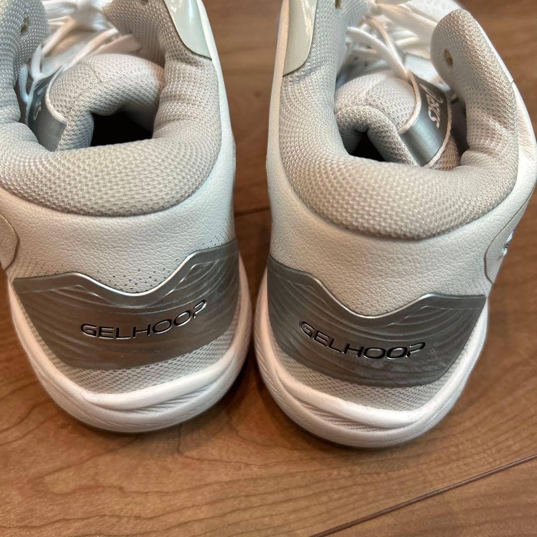 アシックス GELHOOP ホワイト バスケットシューズ