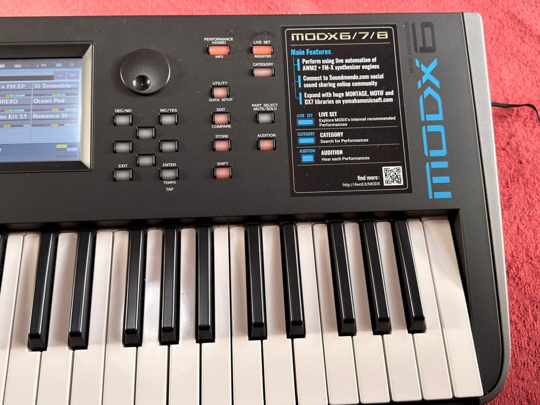 Yamaha MODX6 シンセサイザー 61鍵