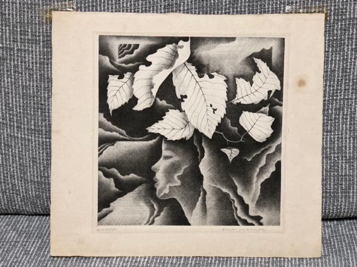 坂本好一　銅版画（メゾチント）