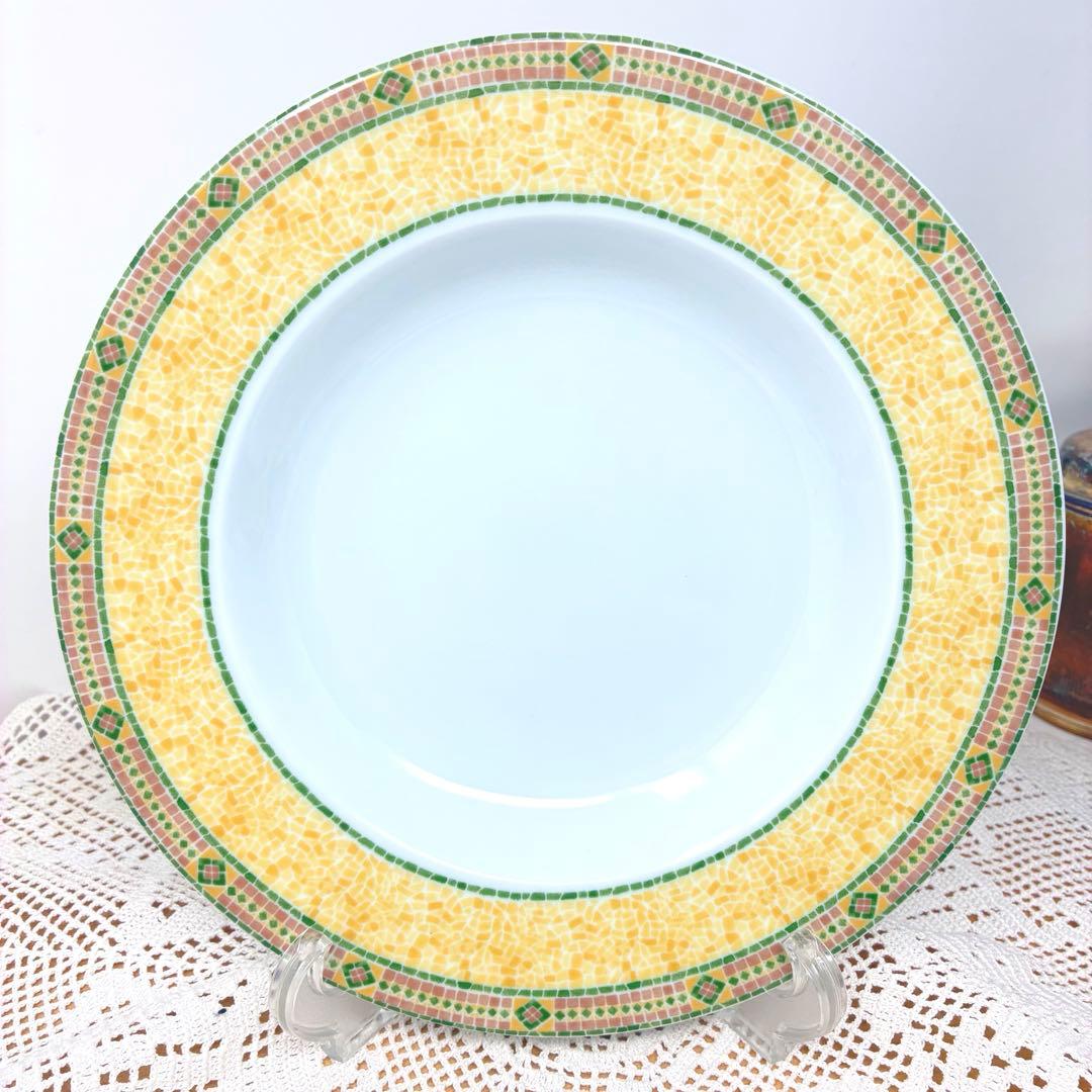ウェッジウッド　FLORENCE　パスタ皿　平皿　深皿　23.5㎝　４枚 セット