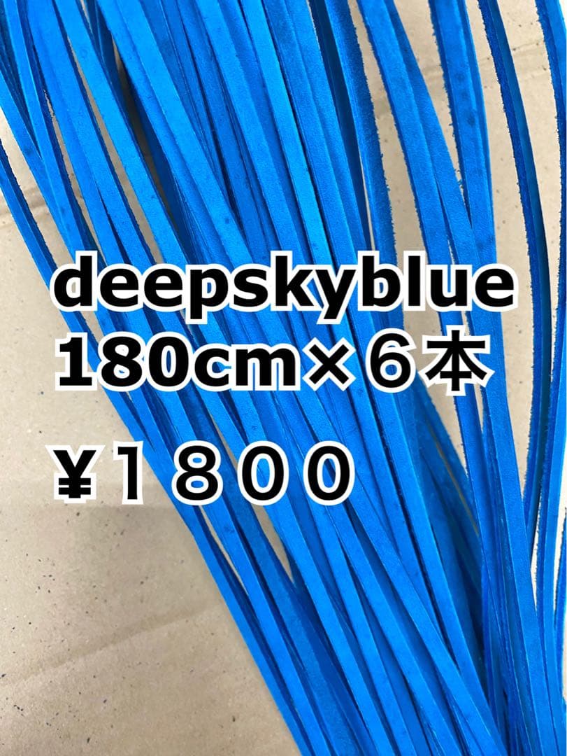 deep sky blue6、キャメル10、ブルー10