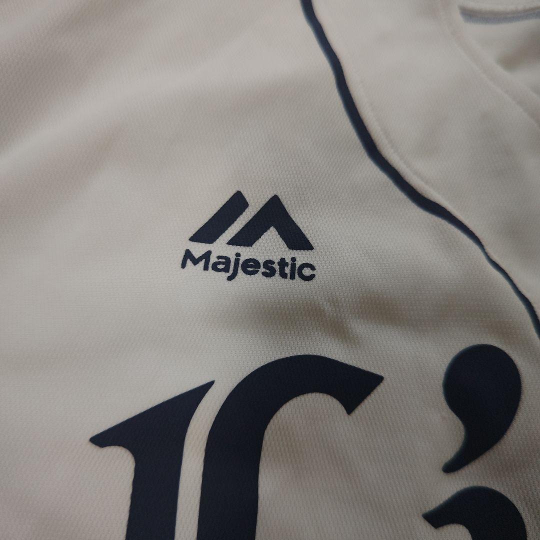 【応援グッズ☆Majestic 山川穂高】西武ライオンズ　背番号3 サイズM