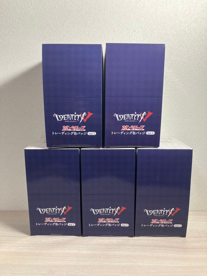 アイデンティティ　第五人格　<RE:シリーズ> 缶バッジ Vol.1　5BOX