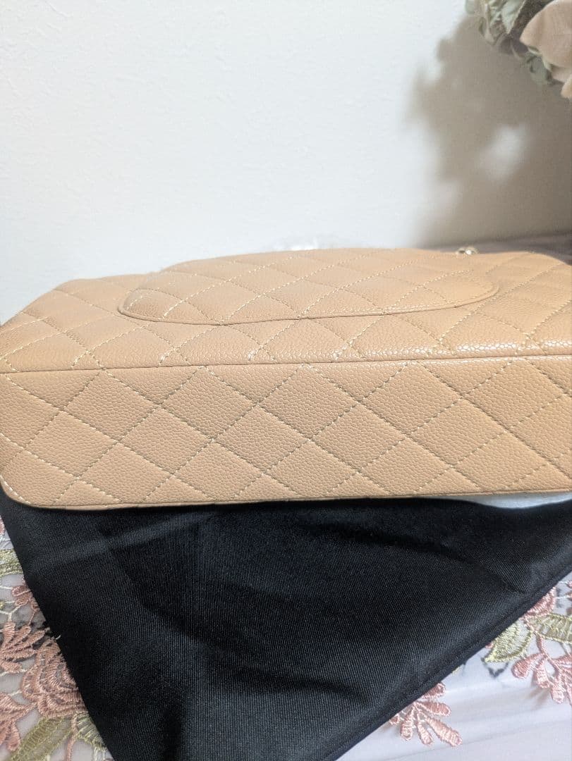 hiromin様♡ CHANEL シャネルノベルティ　キャビアスキンベージュ新品