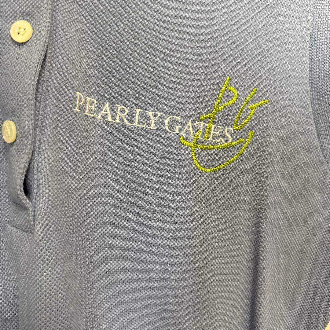 PEARLY GATES 超美品　ポロシャツワンピース　水色