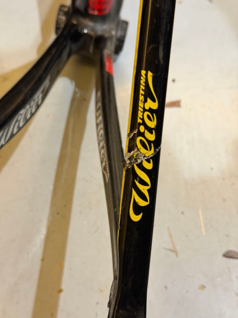Wilier GTR Team Columbiaカーボンフレーム　Lサイズ訳あり