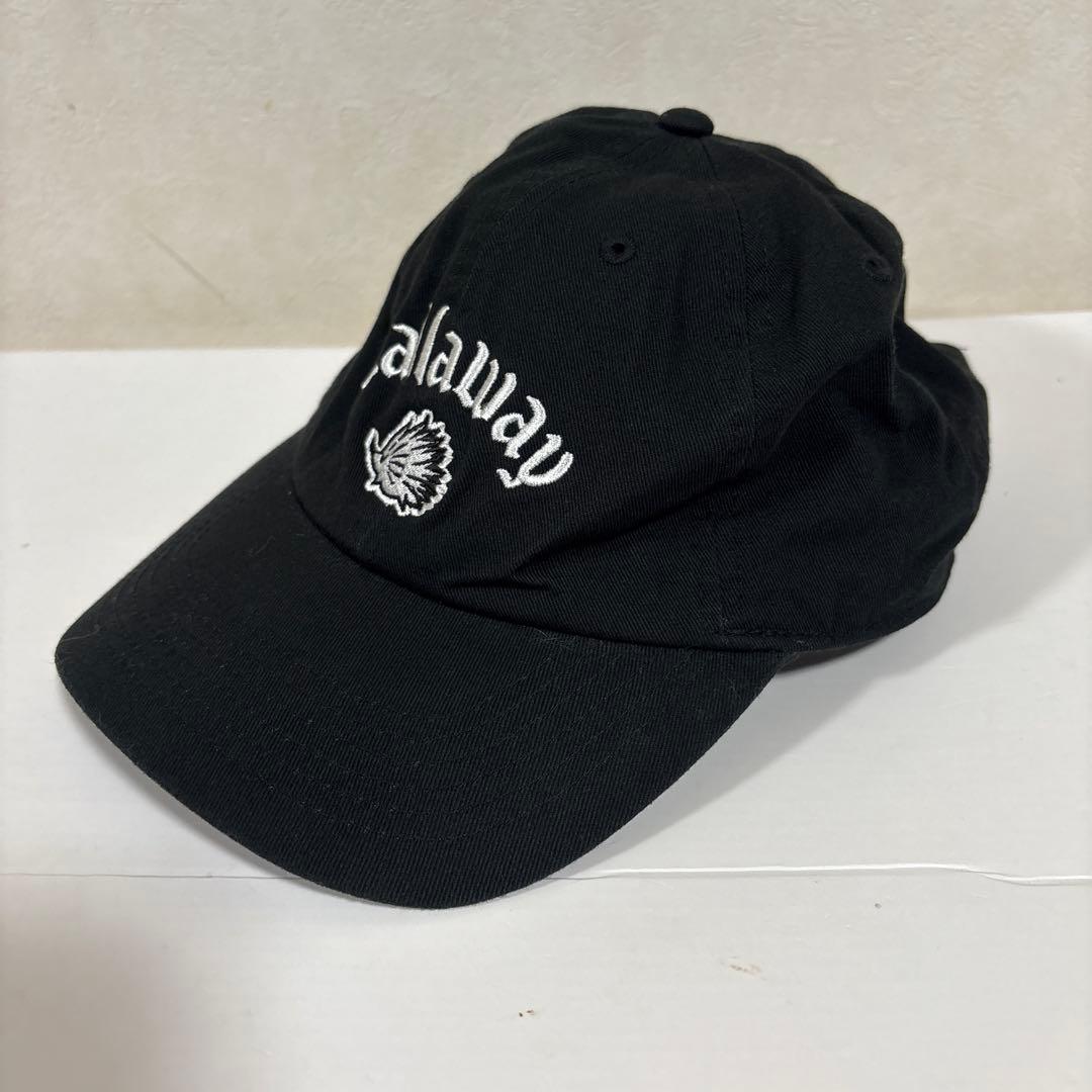 Callaway x clubhouse コラボ 黒 キャップ