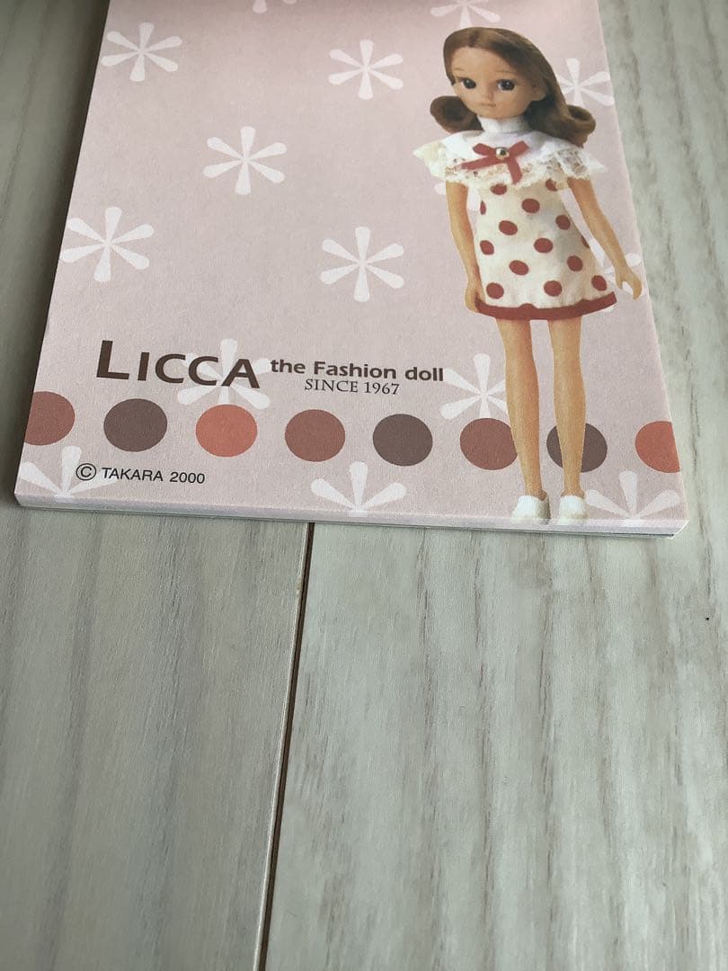 平成レトロ　Licca リカちゃん　ネオリカ　メモ帳　ステッカー レターセット
