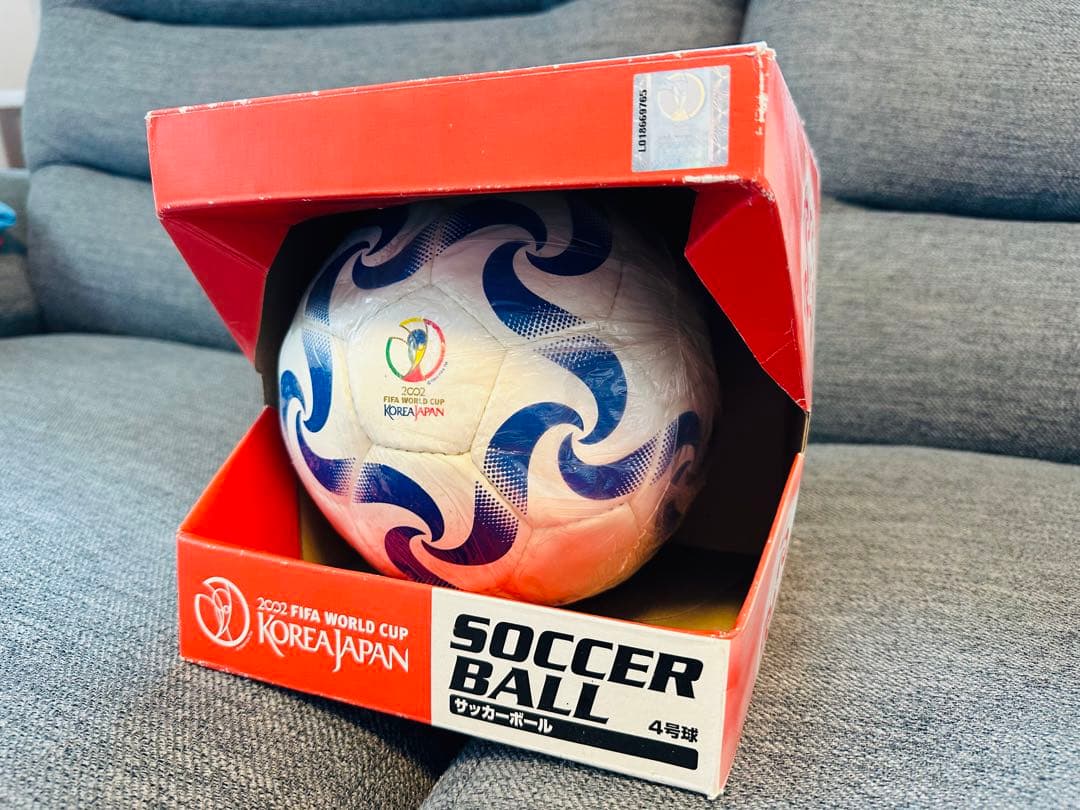 2002 日韓 激レア ワールドカップ 公式 4号球 サッカーボール エポック社