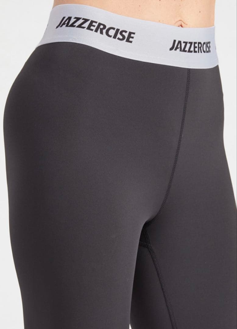 新品❗️ ジャザサイズ　レギンス XSサイズ　ブラック　ロゴ