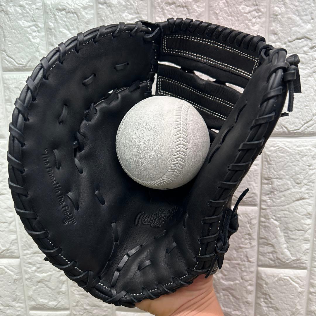 【美品】野球 一般 軟式 ファーストミット 左投げ Rawlings