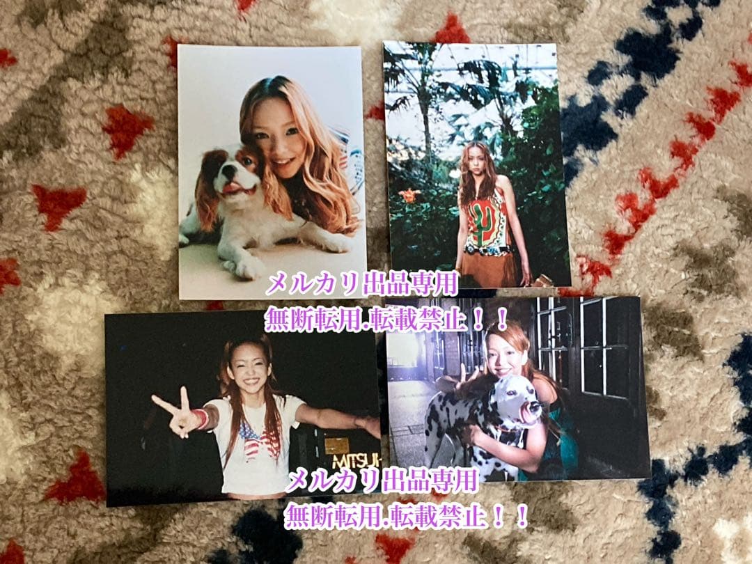 値下げ　超美品　超レア　安室奈美恵さん公式グッズ写真４枚＋ニュースペーパーセット