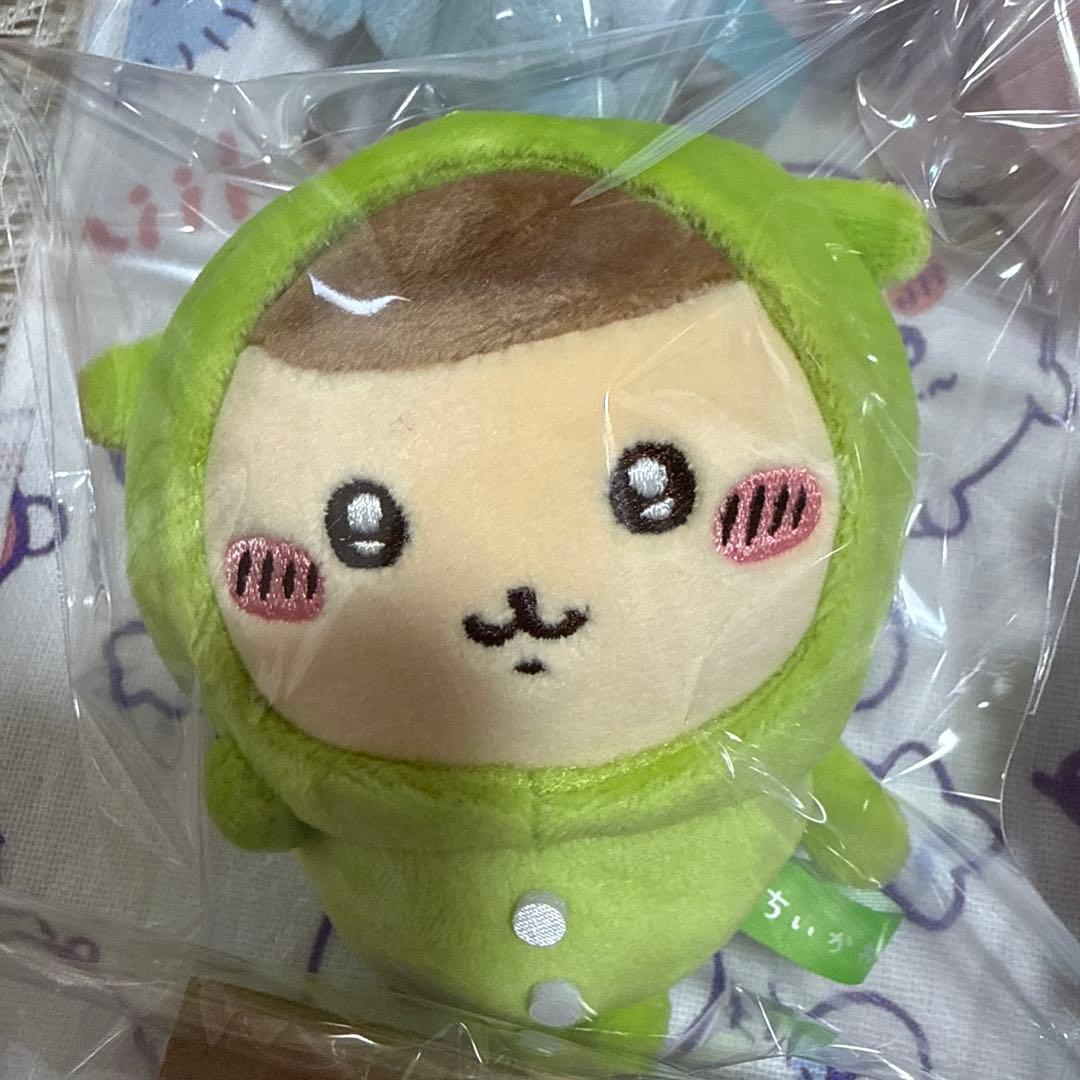 ちいかわ　パジャマパーティーズなぶちミニマスコット　ちいかわ　ハチワレ　うさぎ
