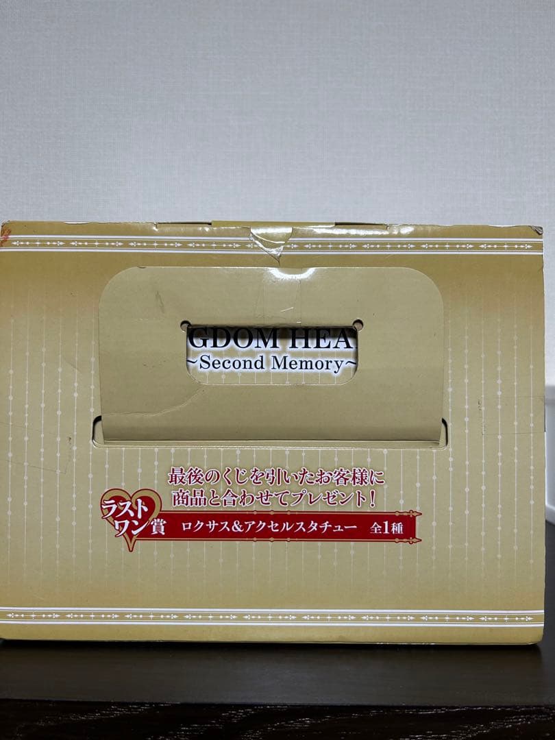 キングダムハーツ　一番くじ　ラストワン賞　ロクサス&アクセル　スタチュー