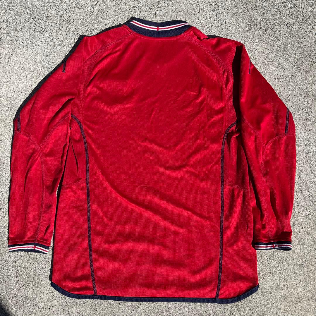 Umbro　02-04 イングランド代表　リバーシブル　長袖アウェイユニフォーム