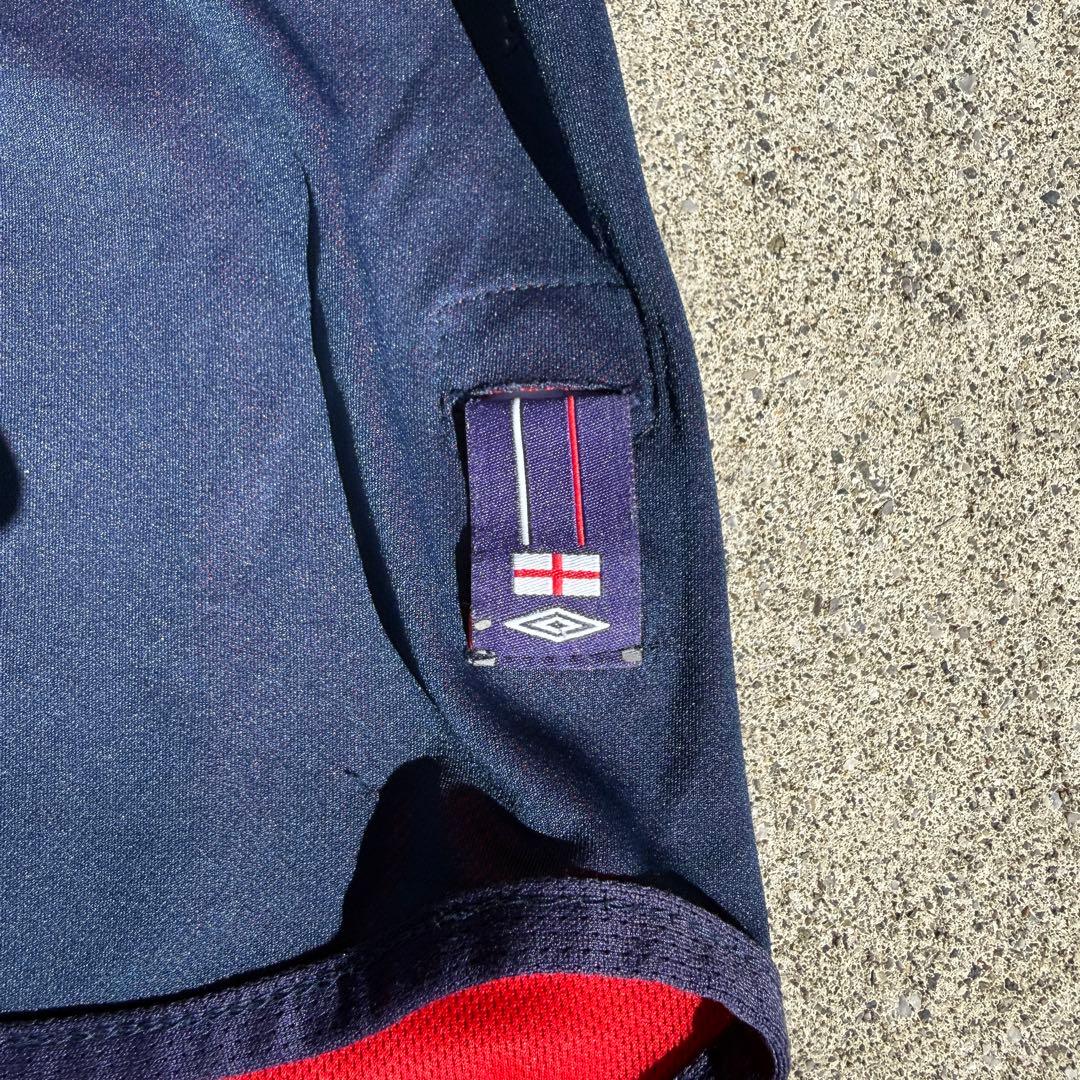 Umbro　02-04 イングランド代表　リバーシブル　長袖アウェイユニフォーム