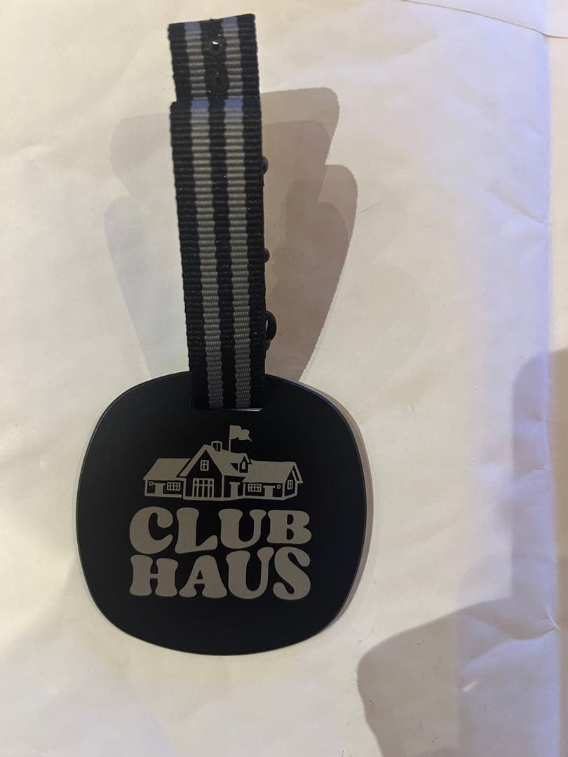 CLUB HAUS ゴルフネームプレート 黒　刻印なし