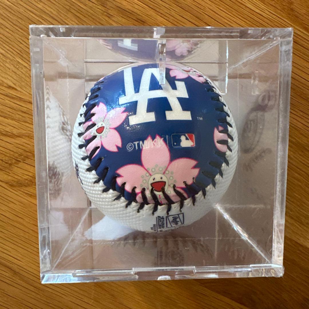 ドジャースMLB東京シリーズTM/KKコラボレプリカボール　村上隆コラボ