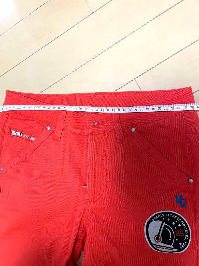 パーリーゲイツ パンツ　オレンジ