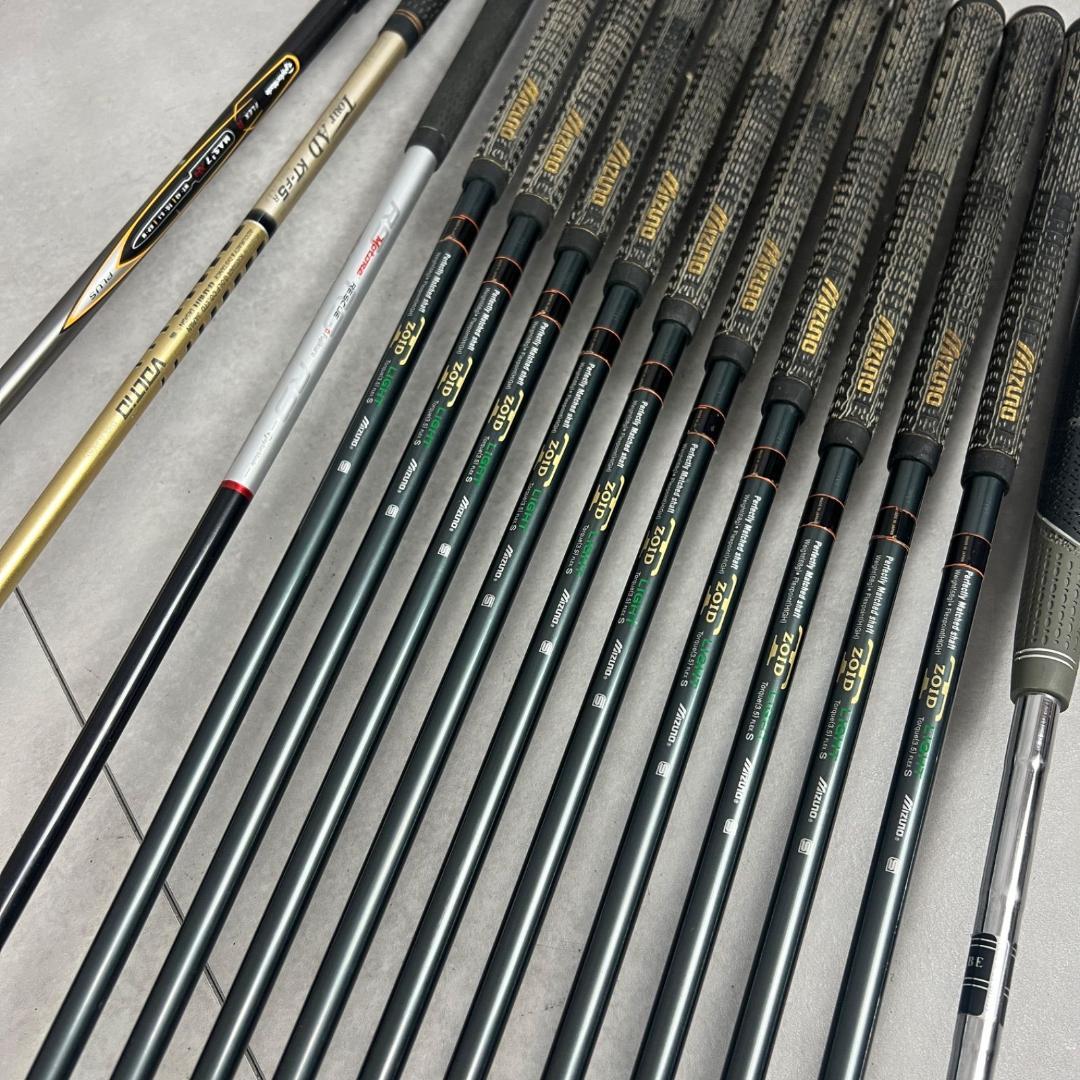 初心者おすすめ　テーラーメイド　ミズノ　メンズゴルフ13本セット　右利き