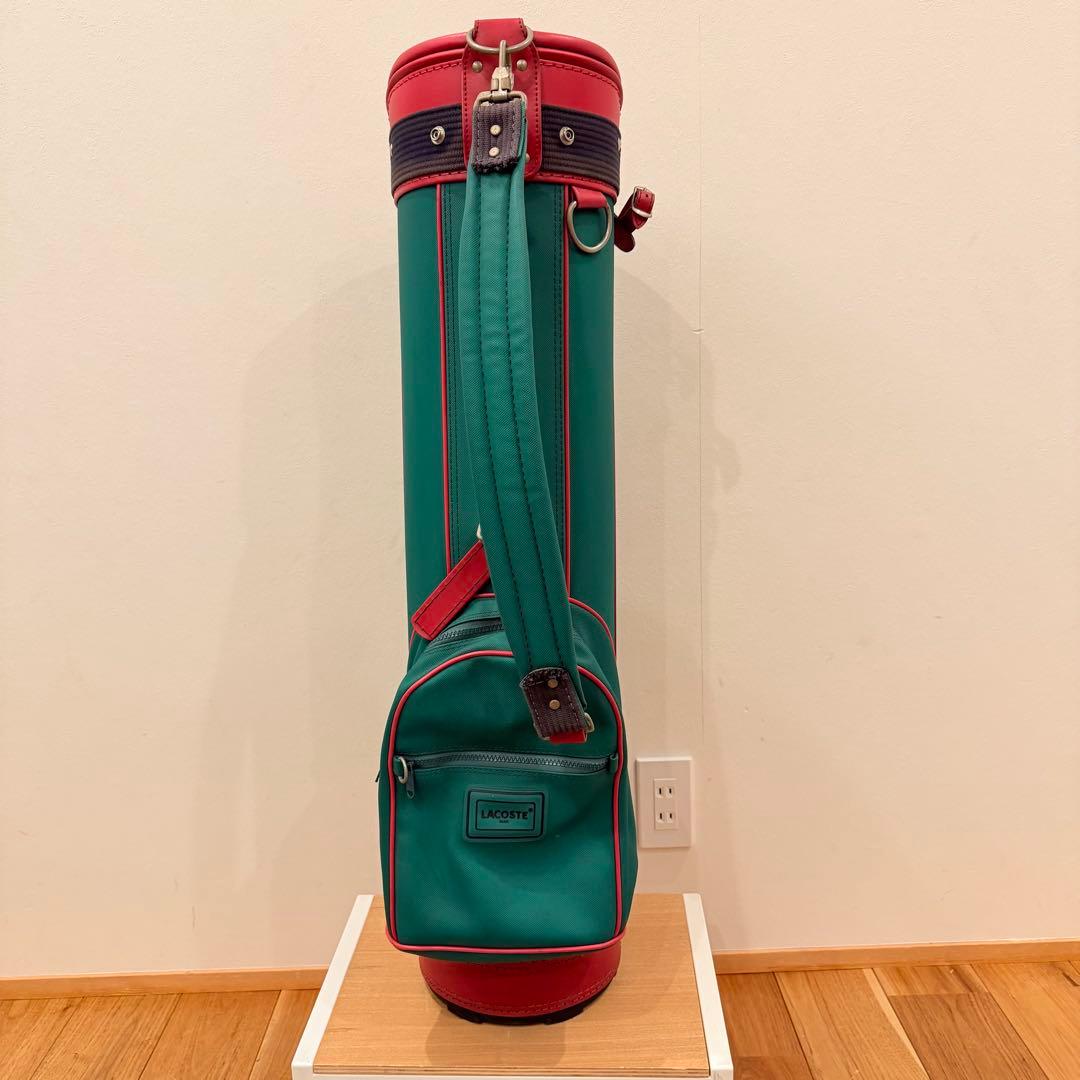 LACOSTE ラコステ8.5inch ヴィンテージ キャディバッグ フード付