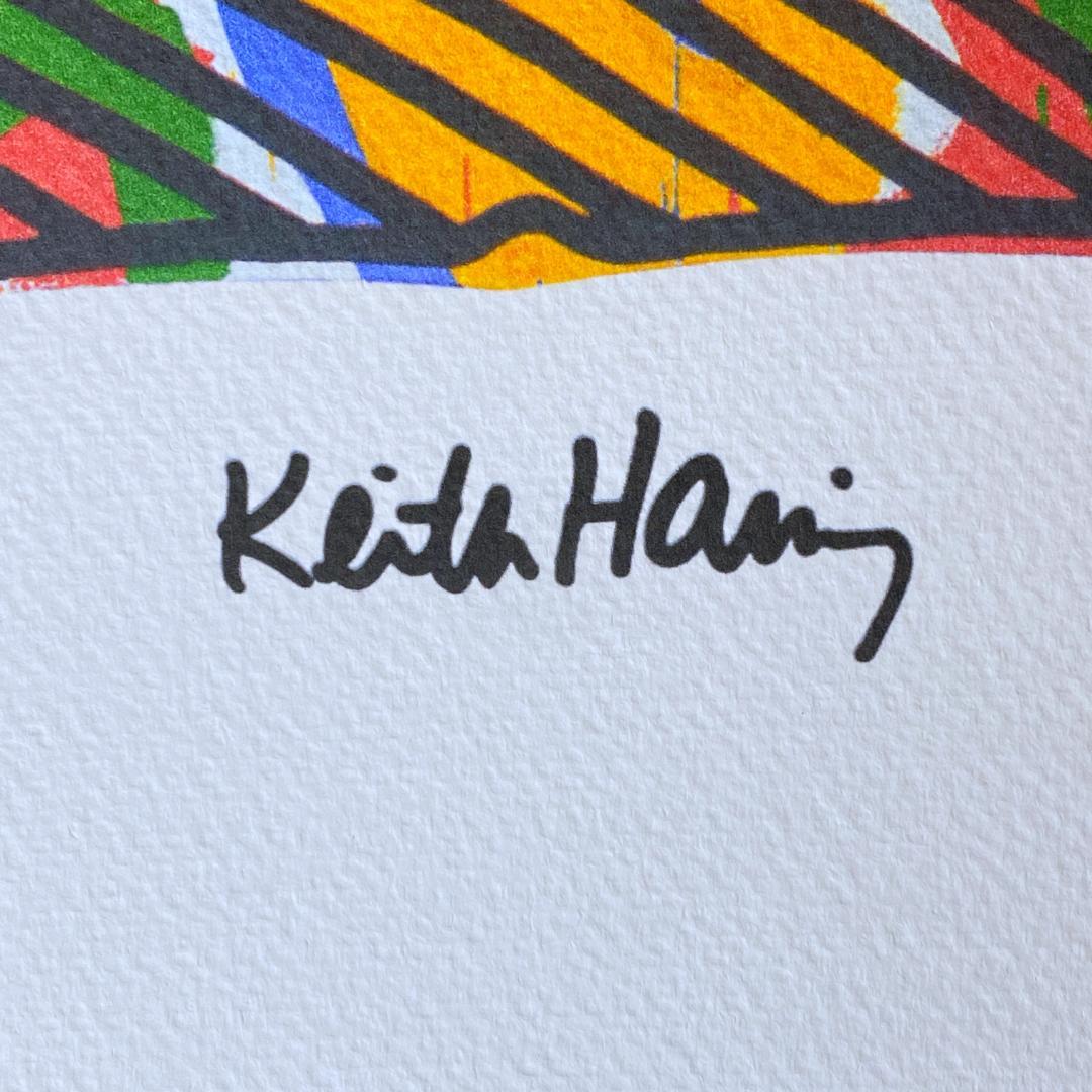 【模写】世界で1枚! 世界限定150部 キース・ヘリング オフセット リトグラフ