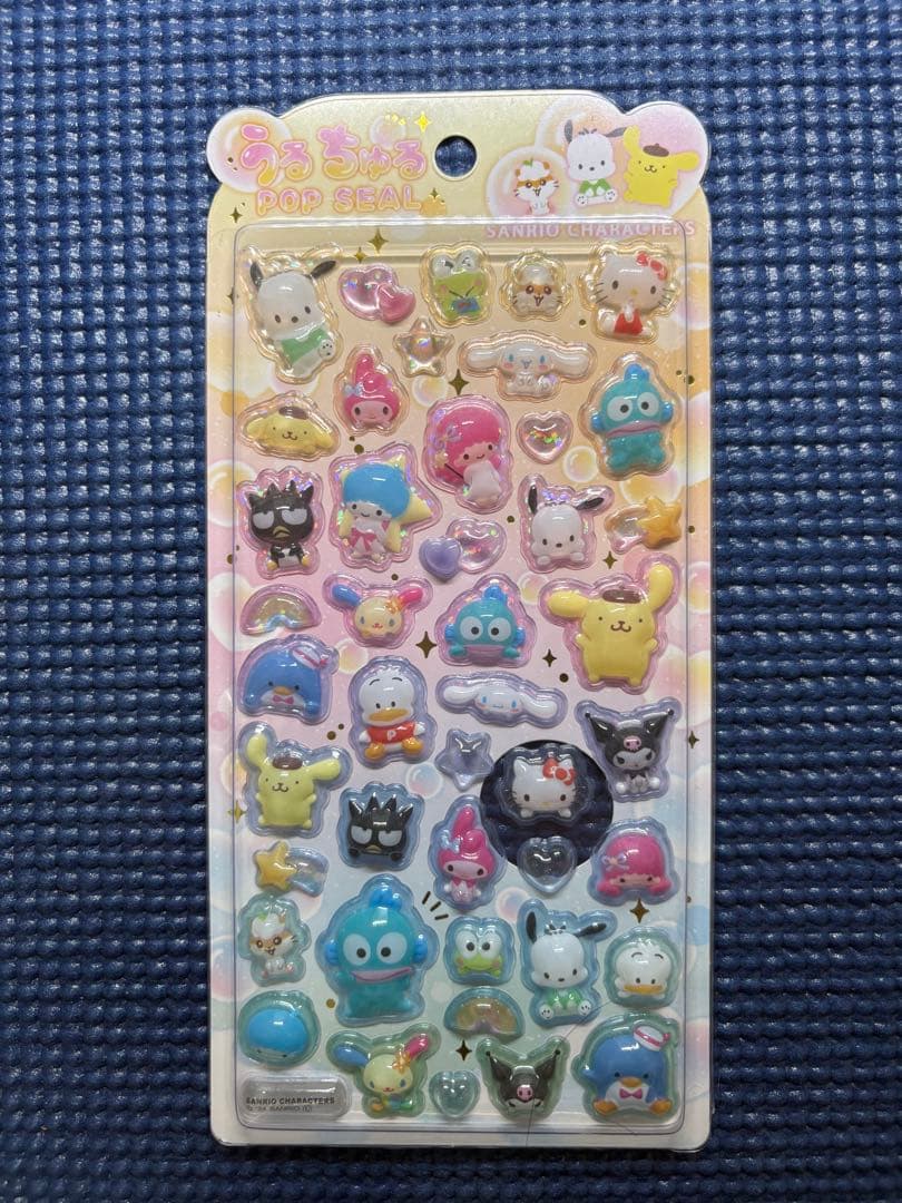 【正規品】うるちゅるポップシール サンリオ ８種セット