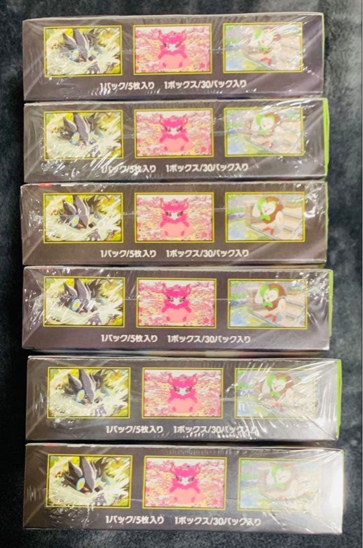 新品未開封 ポケモンカードゲーム ムニキスゼロ BOX シュリンク付き 6BOX