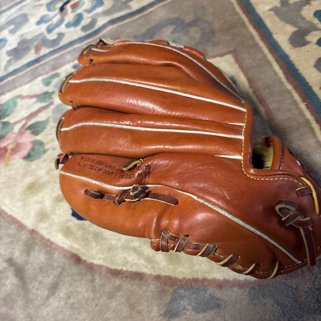 80'S ミズノ ワールドウィン 青カップ グローブ オリジナル