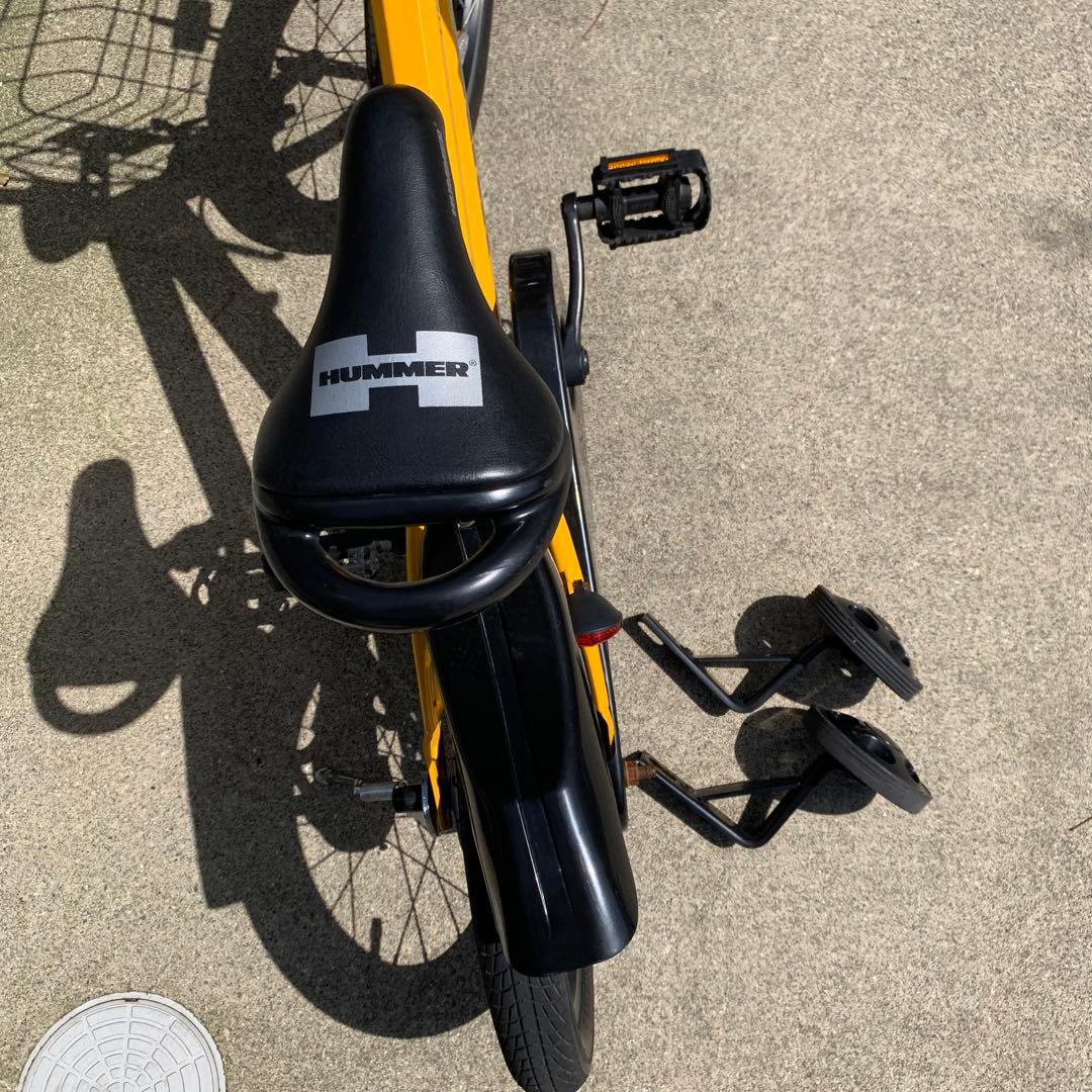 HUMMER 子供用自転車 16インチ 前カゴ付き