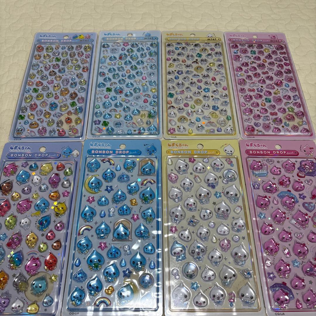 BONBON DROP シール 8枚セット＊しずくちゃん