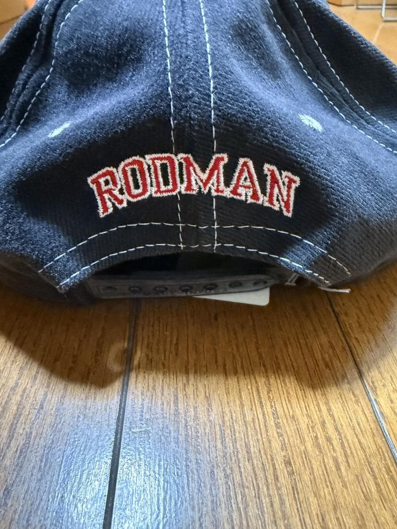 【新品同様】Dennis Rodman 91 刺繍 キャップ／デニスロッドマン
