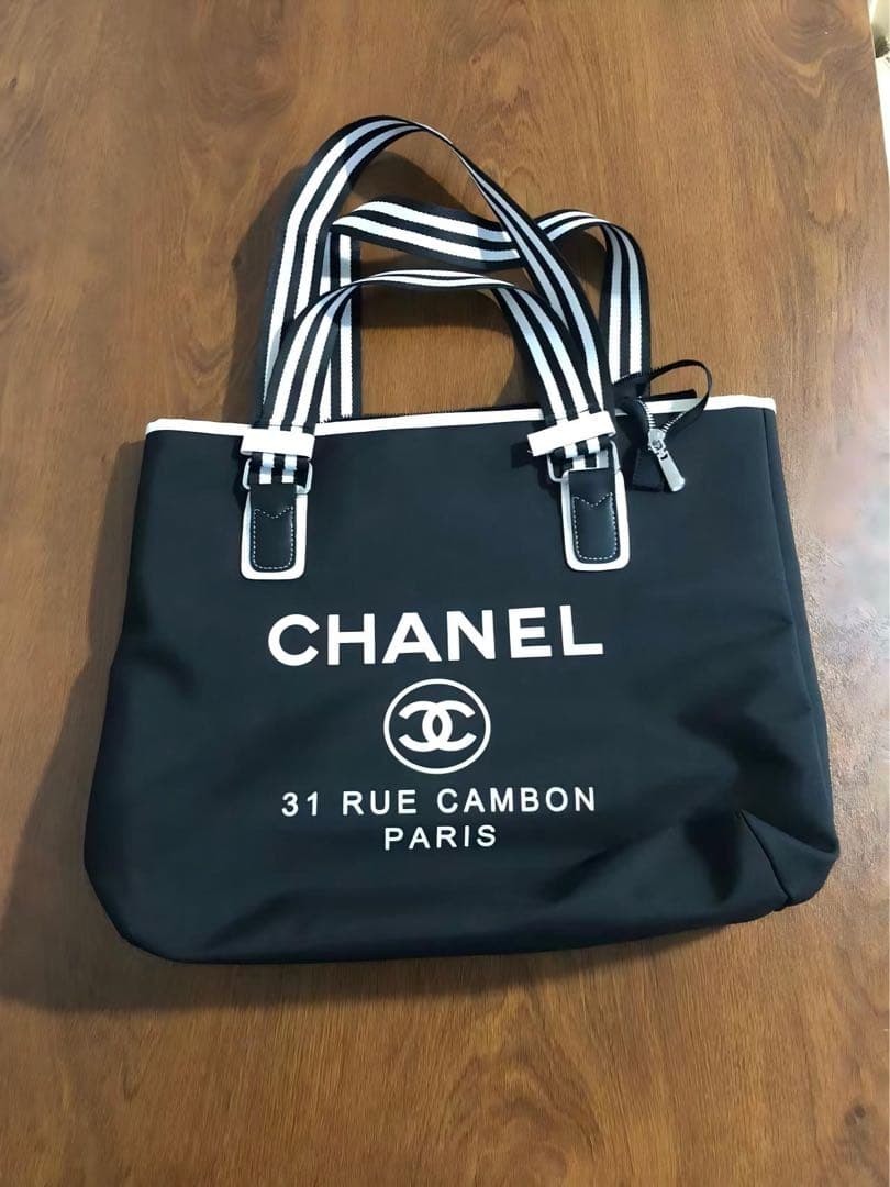 CHANEL ノベルティ ココマーク トートバッグnl