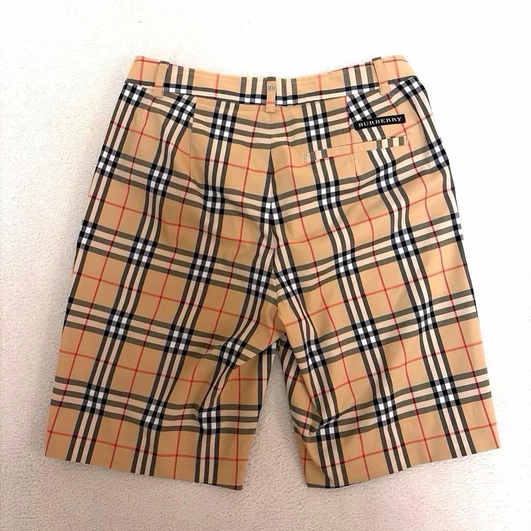 BURBERRY GOLF バーバリー ノバチェック ハーフパンツ ベージュ 9