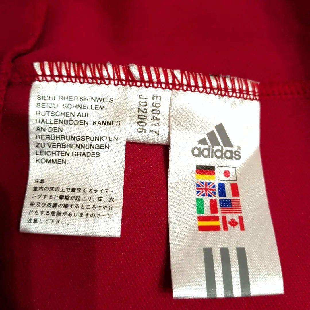 adidas　赤　ジャージ上下セット　美品