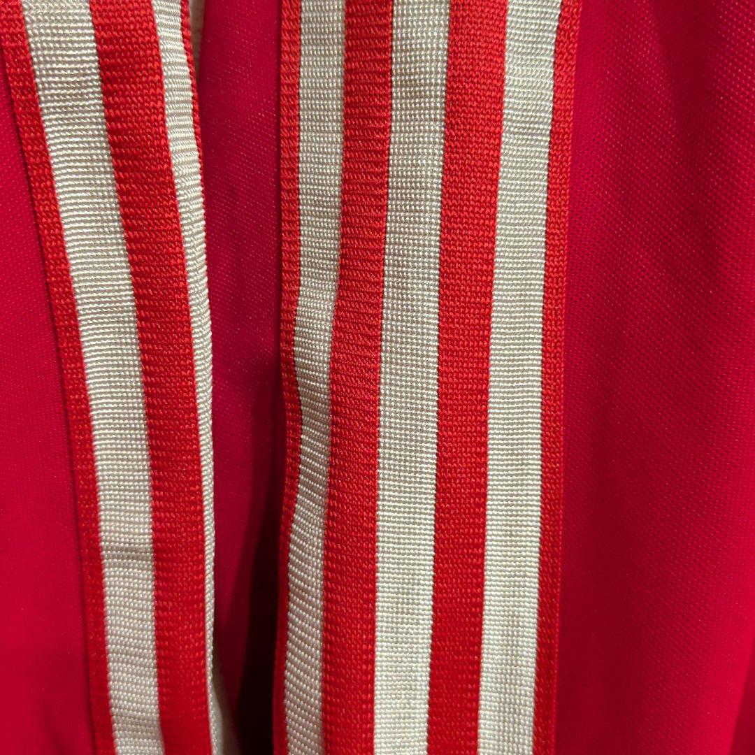adidas　赤　ジャージ上下セット　美品