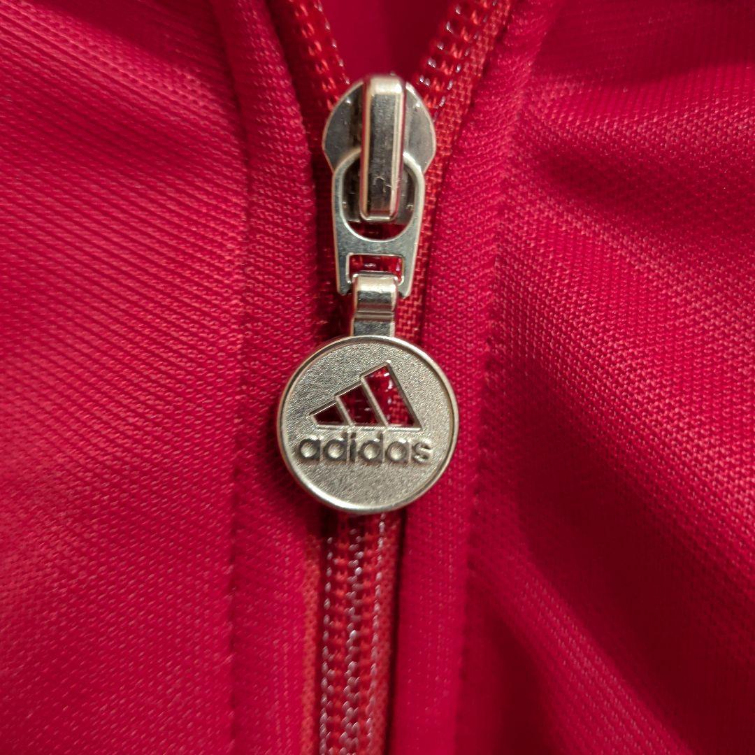 adidas　赤　ジャージ上下セット　美品