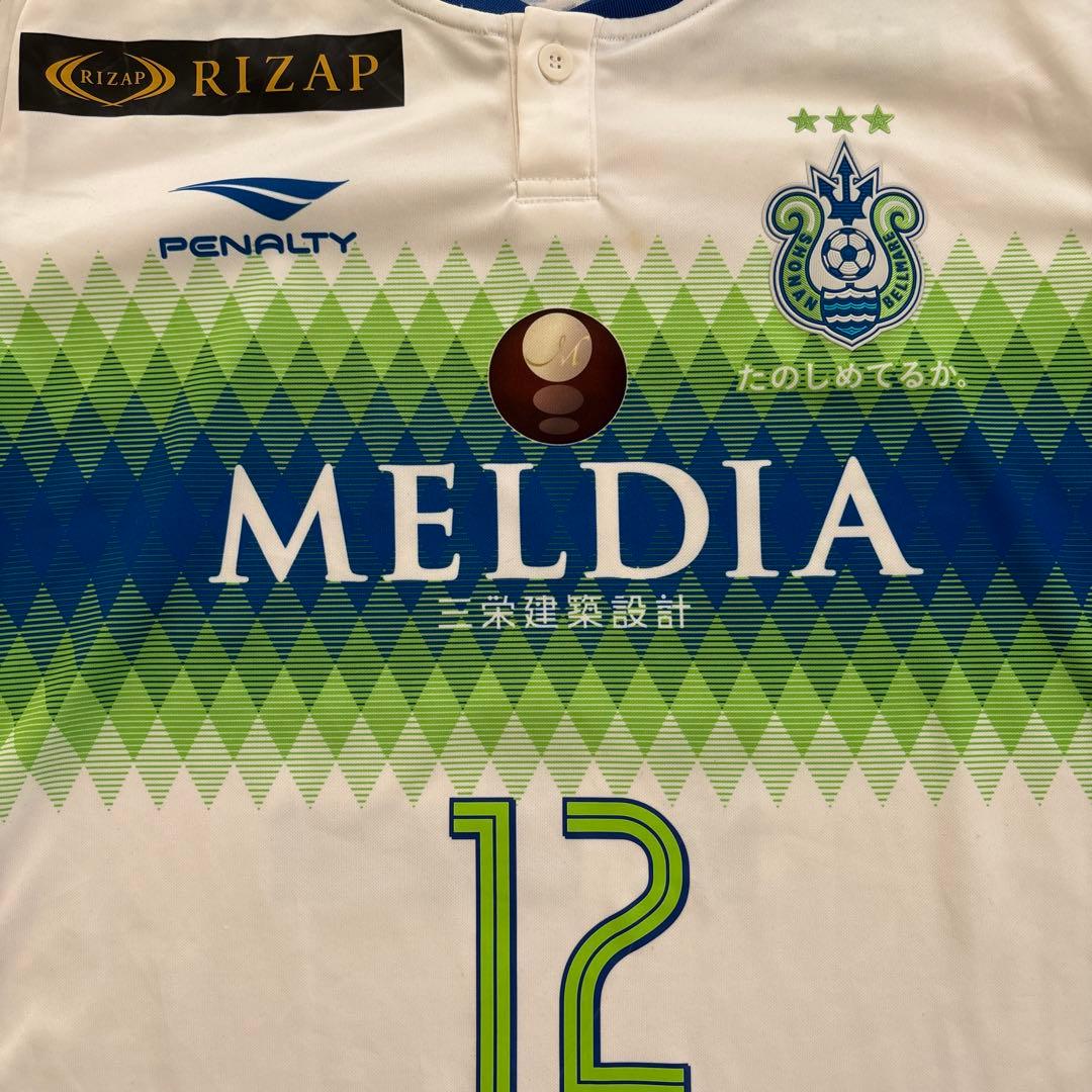 【美品】湘南ベルマーレ 2019 アウェイユニフォームNo.12 PENALTY