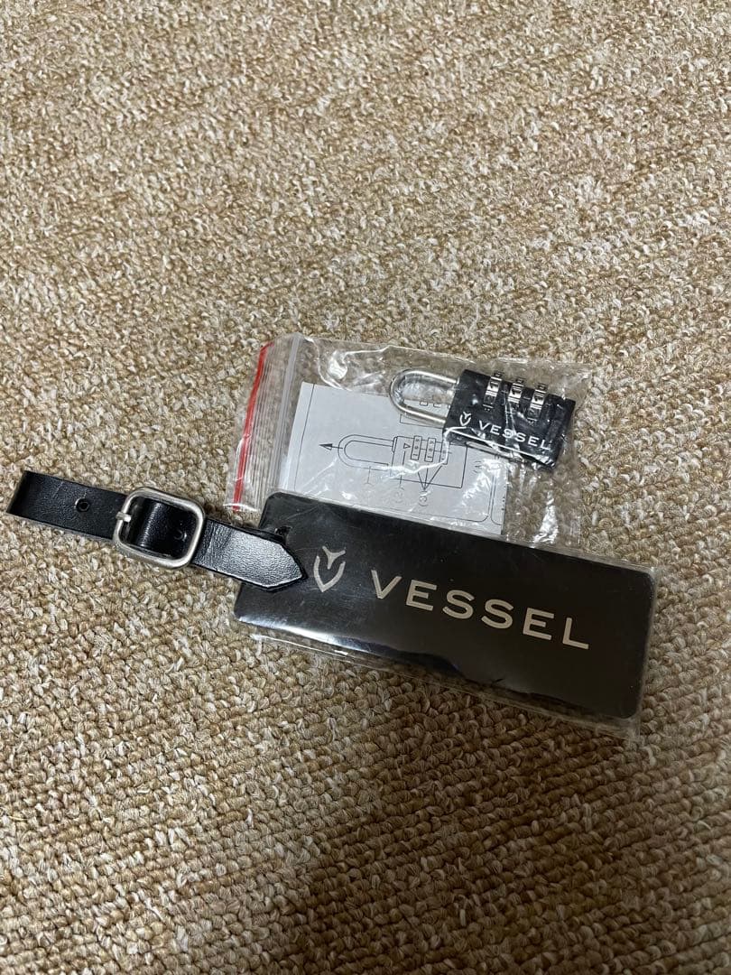 Vessel キャディバッグ ホワイト/ネイビー