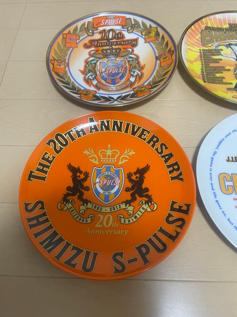 清水エスパルス　記念プレート　6枚セット