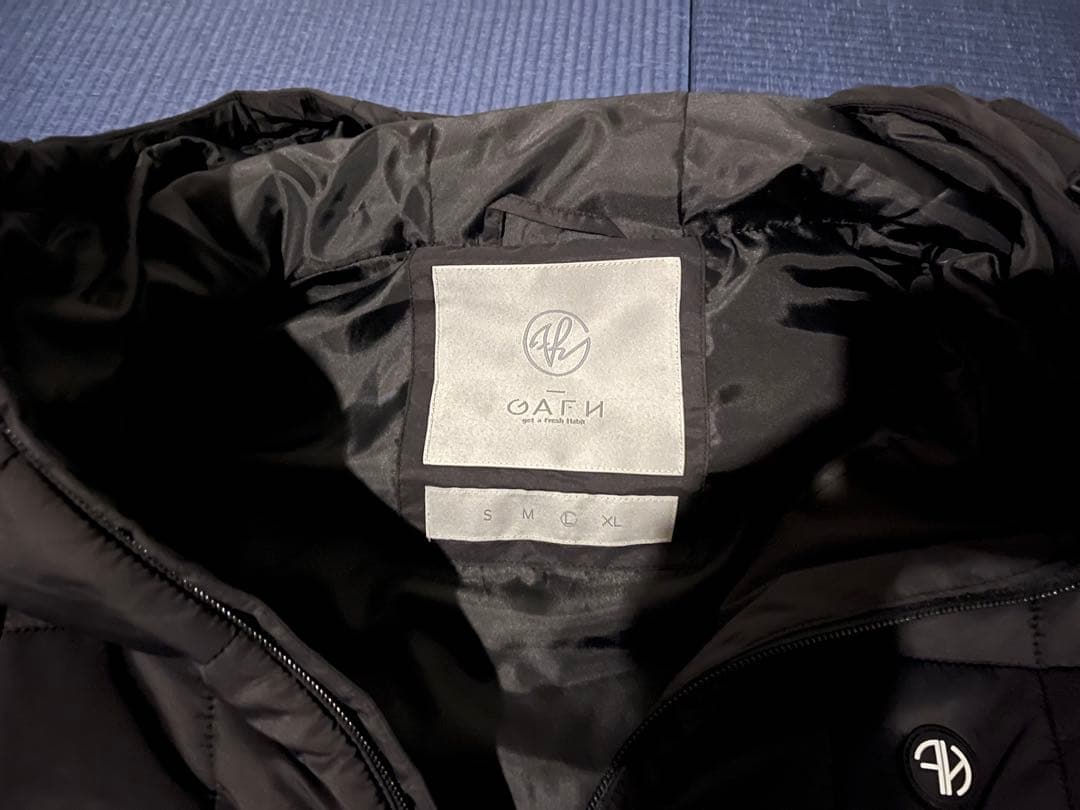 GAFH GRIDE PADDING VEST BK【日本非売品】
