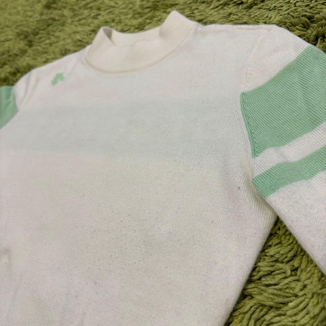 DESCENTE GOLF デサントゴルフ ニット セーター ホワイト S