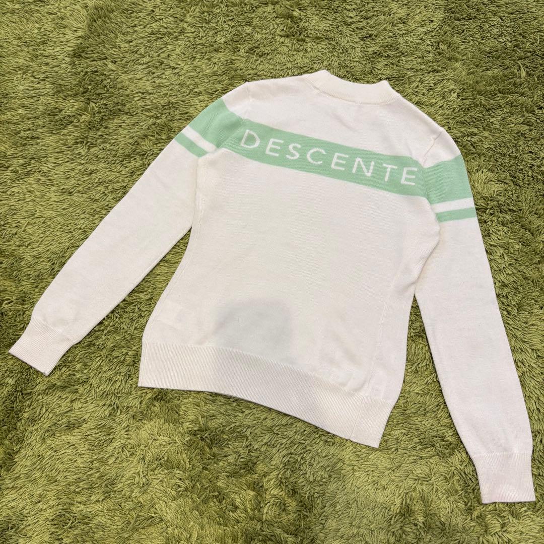 DESCENTE GOLF デサントゴルフ ニット セーター ホワイト S