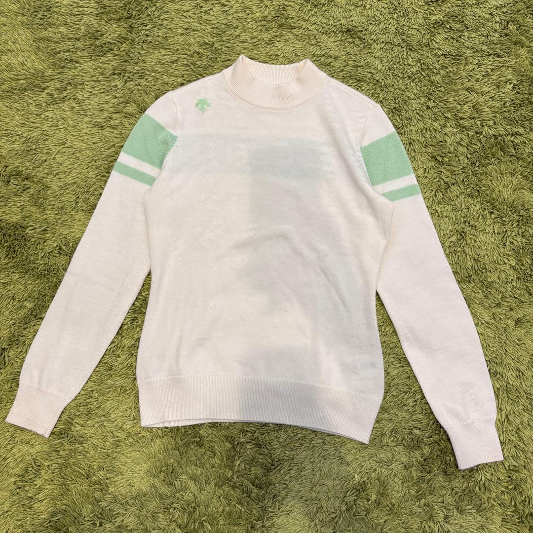 DESCENTE GOLF デサントゴルフ ニット セーター ホワイト S