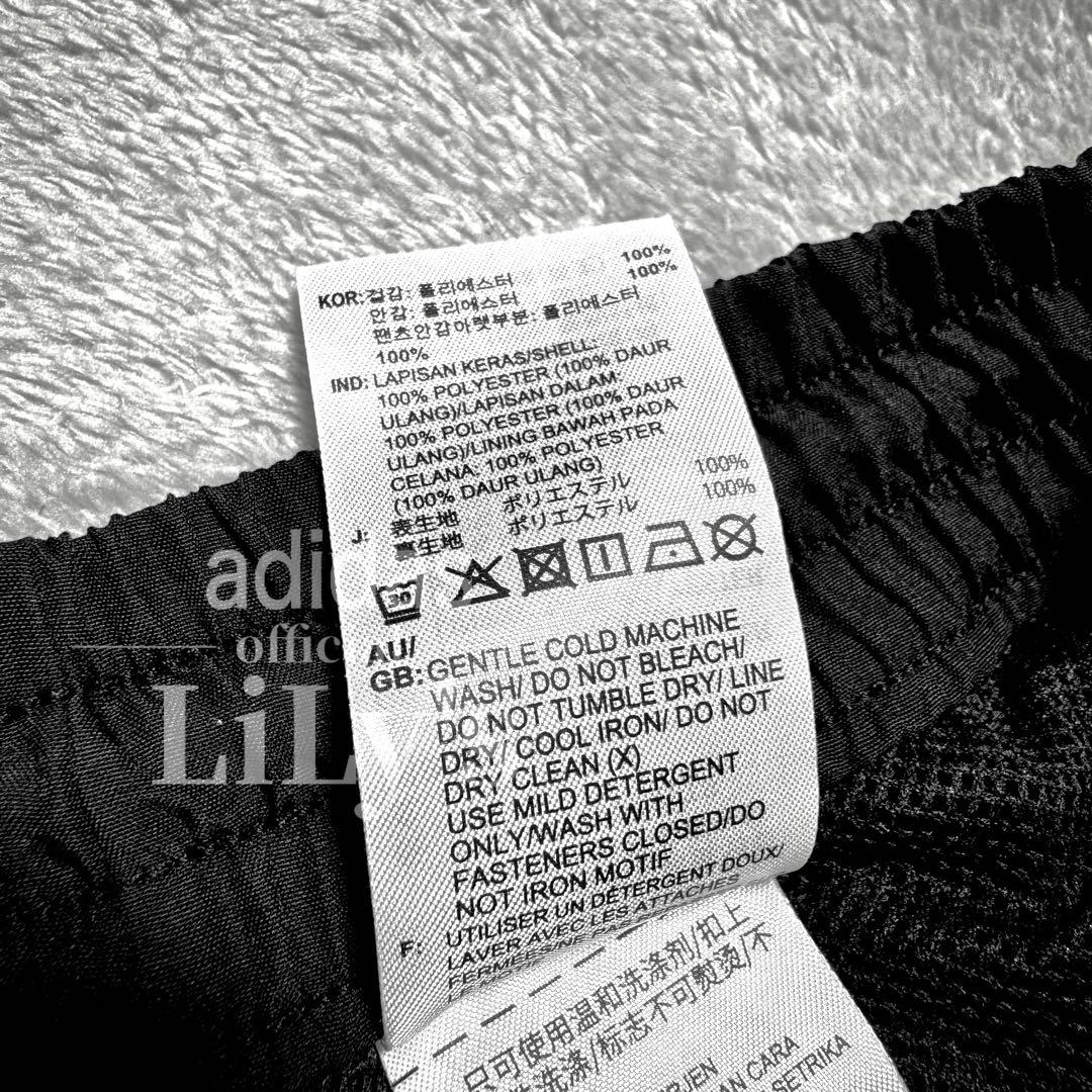【Ｌサイズ】adidas上下セットアップ　ブラック　黒　新品　ウーブン