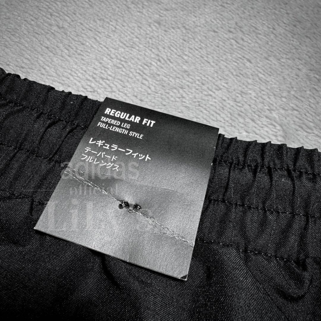 【Ｌサイズ】adidas上下セットアップ　ブラック　黒　新品　ウーブン
