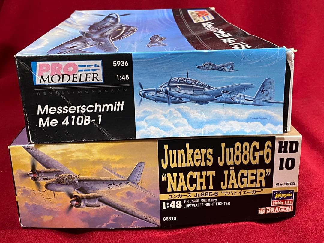 ドラゴン1/48 Ju-88G-6 & プロモデラー1/48 Me-410B